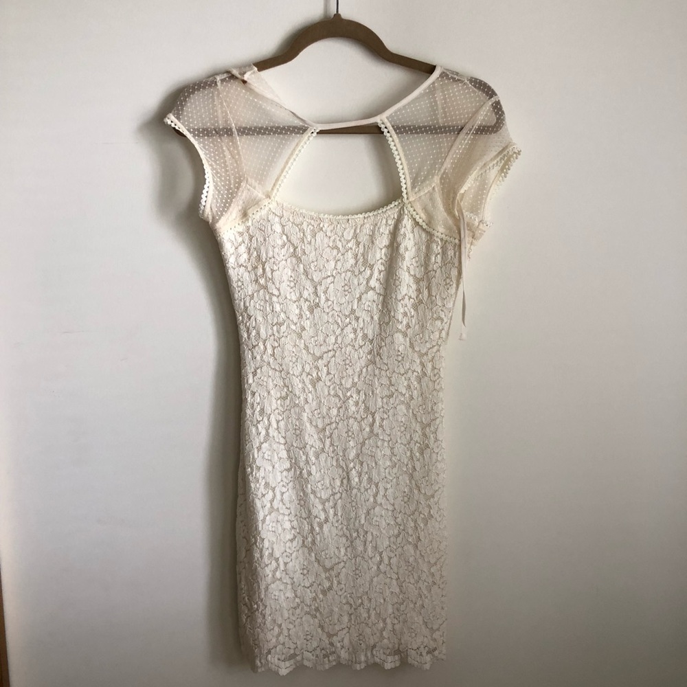 Urban outfitters cream dress